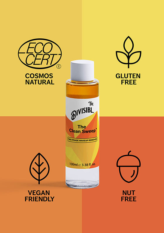 The Clean Sweep - Two-Phase Makeup Remover - With its certifications of Nut Free, Gluten Free and Vegan Friendly