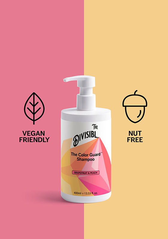 The Color Guard Shampoo - Grapefruit and Peach - With its certifications of Nut Free and Vegan Friendly