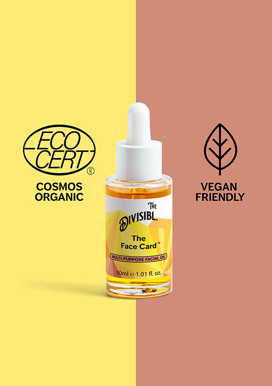 The Face Card - Multi-Purpose Facial Oil - With its certifications of Vegan Friendly