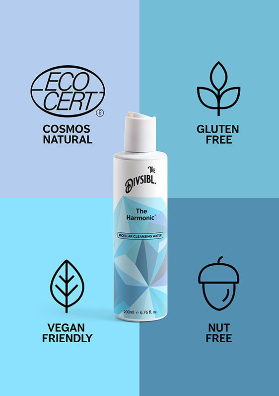 The Harmonic - Micellar Cleansing Water - With its certifications of Nut Free, Gluten Free and Vegan Friendly