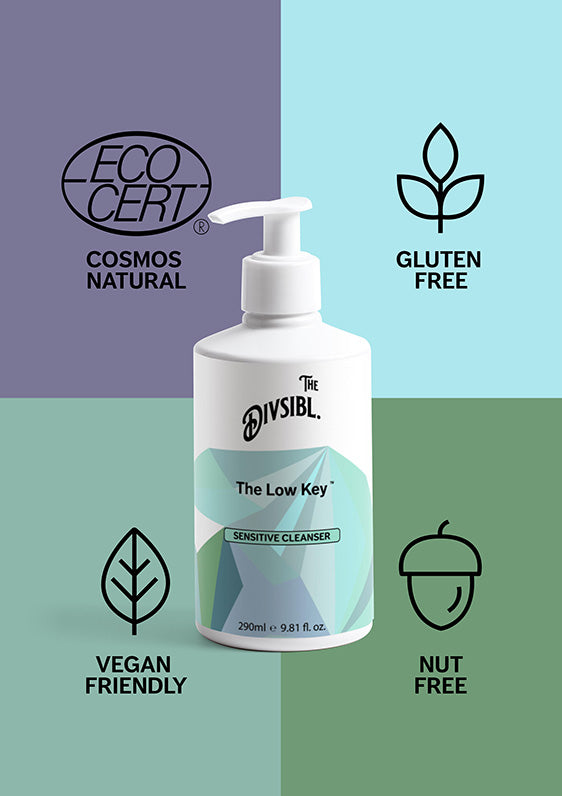 The Low Key - Sensitive Cleanser - With its certifications of Nut Free, Gluten Free and Vegan Friendly