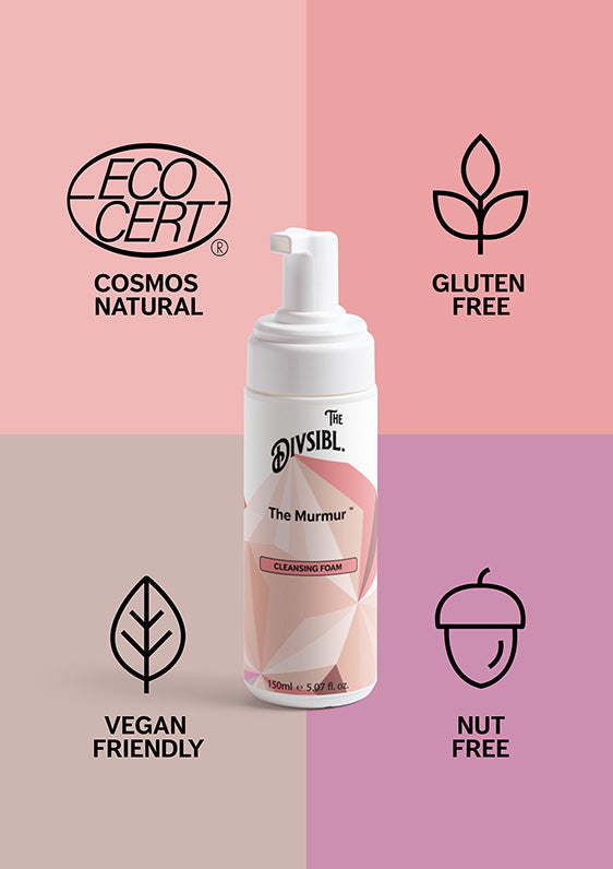 The Murmur - Cleansing Foam - With its certifications of Nut Free, Gluten Free and Vegan Friendly