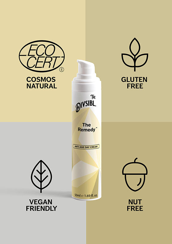 The Remedy - Anti-Age Day Cream - With its certifications of Nut Free, Gluten Free and Vegan Friendly