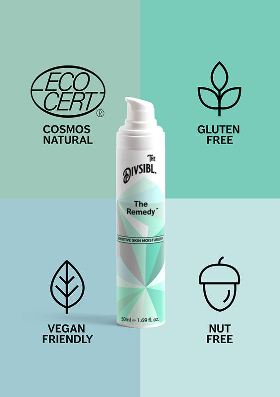 The Remedy - Sensitive Skin Moisturizer - With its certifications of Nut Free, Gluten Free and Vegan Friendly