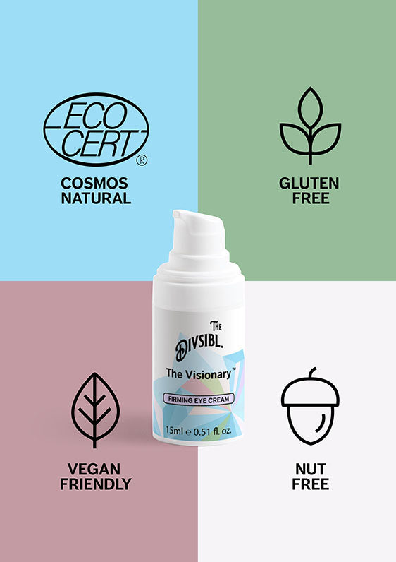 The Visionary - Firming Eye Cream - With its certifications of Nut Free, Gluten Free and Vegan Friendly