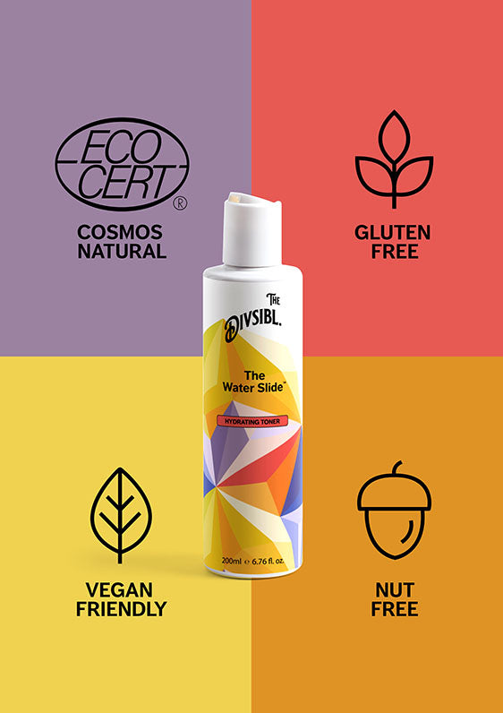 The Water Slide - Hydrating Toner - With its certifications of Nut Free, Gluten Free and Vegan Friendly
