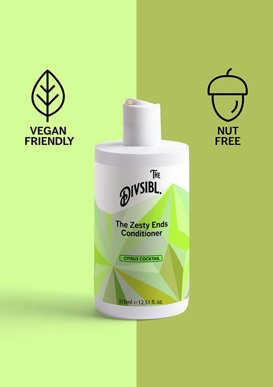 The Zesty Ends Conditioner - Citrus Cocktail - With its certifications of Nut Free and Vegan Friendly
